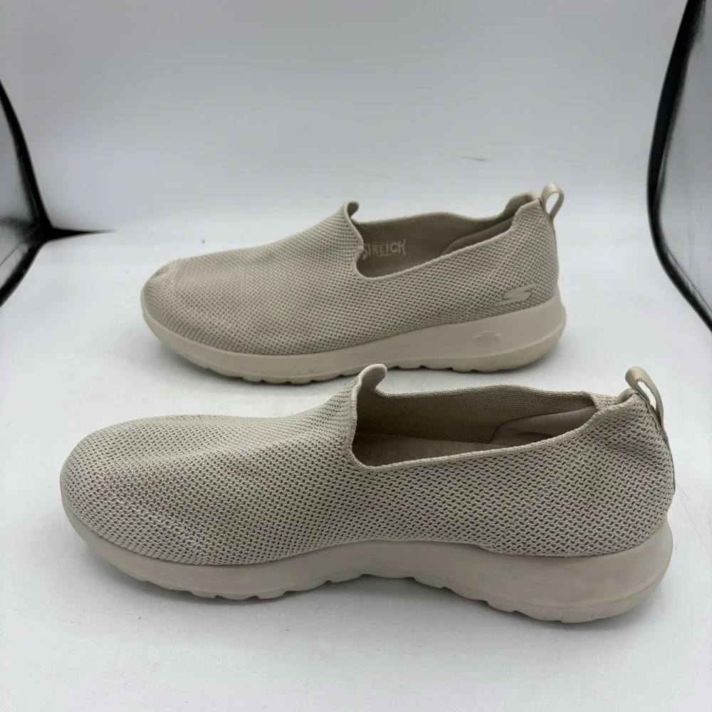 Skechers Shoes Womens Size 10 GOwalk Joy Sensational Day 124187 Taupe Slip On